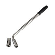 Chave de roda extensível em forma de L